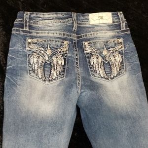 Miss me jeans mid rise easy crop